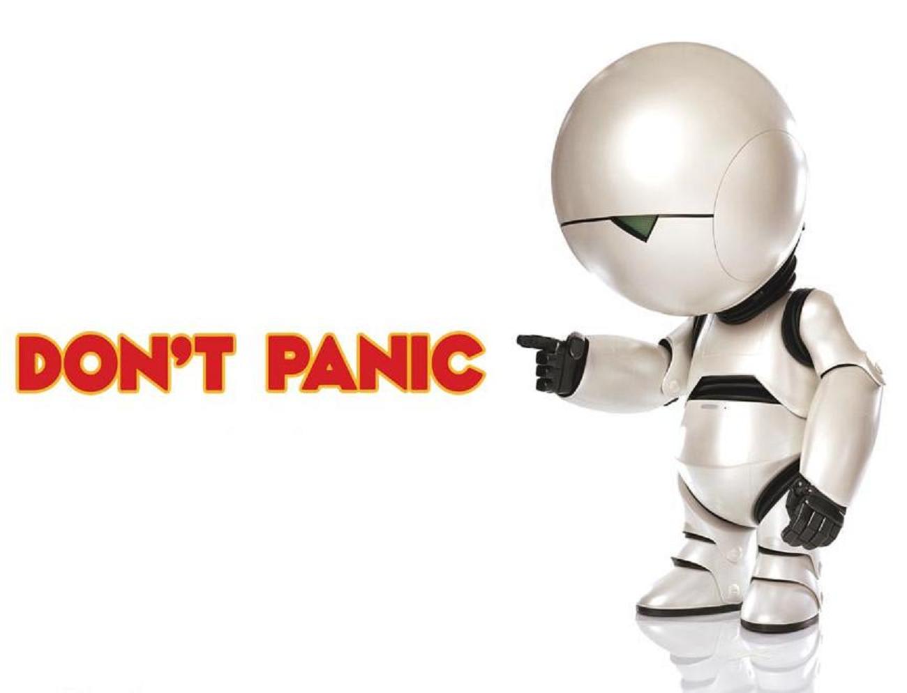 Don't panic with Marvin